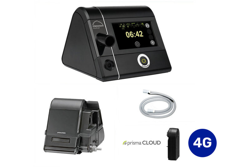 Lowenstein Prisma20C Fixed Pressure CPAP Bundle (Incl. PrismaAQUA Humidifier, Heated Hose)